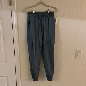 Rachel Zoe Blue Gray Cargo joggers